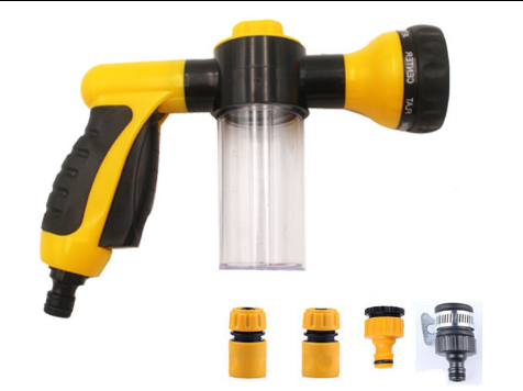 Hose foam, soap water wash gun