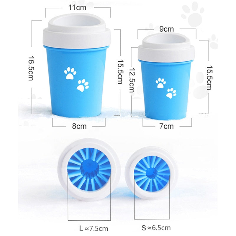 Dog foot washing cup