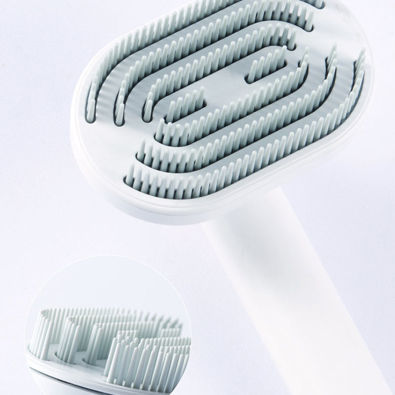 Dog hair brush floating comb