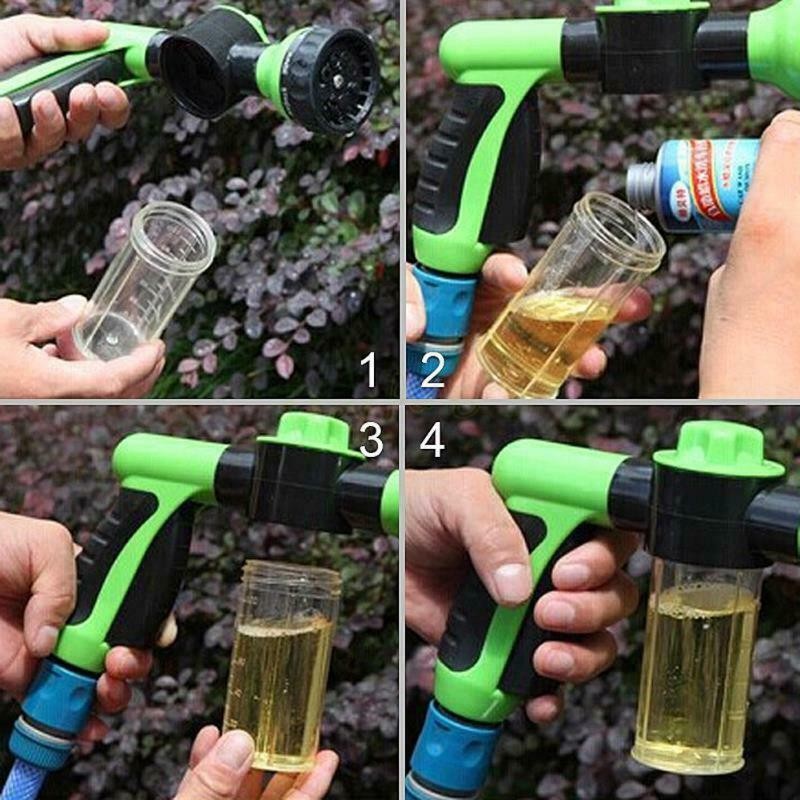 Hose foam, soap water wash gun
